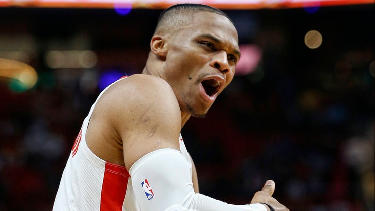 NBA: Powrót Westbrooka do Oklahomy z honorami, ale Rockets przegrali