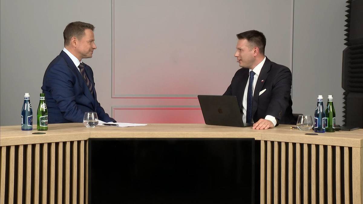 Rafał Trzaskowski walczy o wyborców Sławomira Mentzena [OGLĄDAJ]