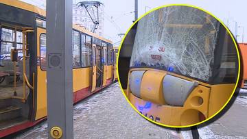 Zderzenie tramwajów w Warszawie. Są poszkodowani, duże utrudnienia