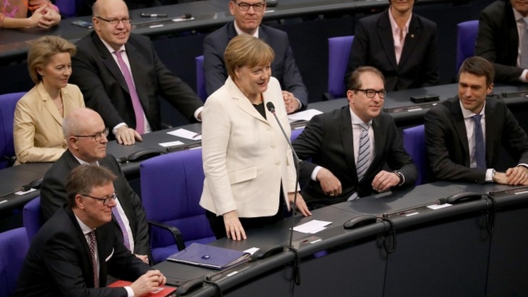 Bundestag po raz czwarty wybrał Angelę Merkel na kanclerza
