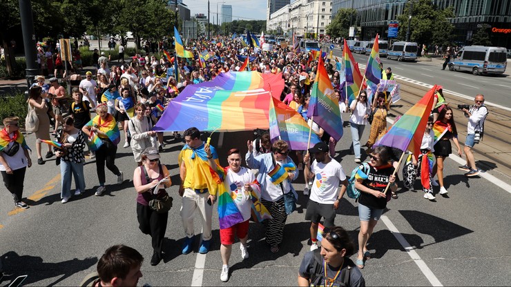 Parada równości w stolicy. Wspólny warszawsko-kijowski przemarsz