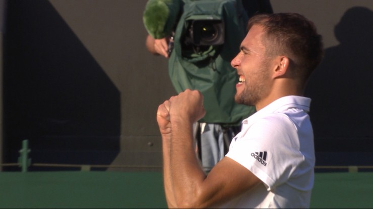 Wimbledon: Kapitalny mecz Janowicza! Polak w trzeciej rundzie