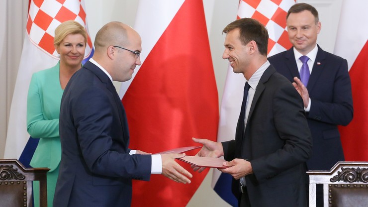 Polskie i chorwackie firmy podpisały pierwsze umowy realizujące koncepcję Trójmorza
