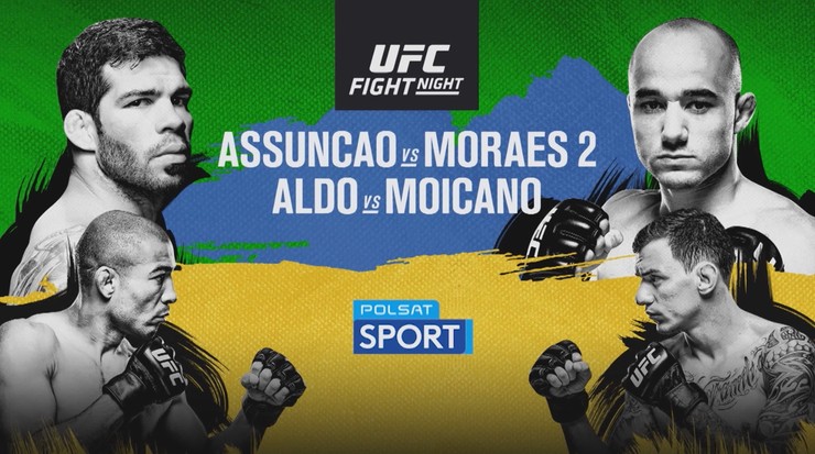 UFC: Assuncao vs. Moraes 2. Transmisja w Polsacie Sport