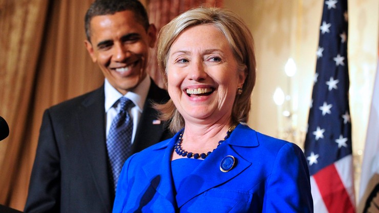Obama poparł Clinton w wyścigu do Białego Domu