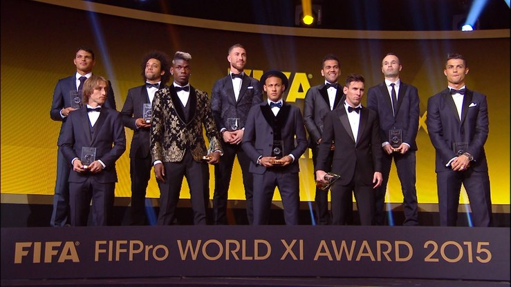 Gala Złotej Piłki: BarcaReal, czyli FIFA wybrała jedenastkę roku