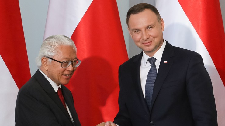 Prezydenci Polski i Singapuru otwarci na zacieśnianie współpracy