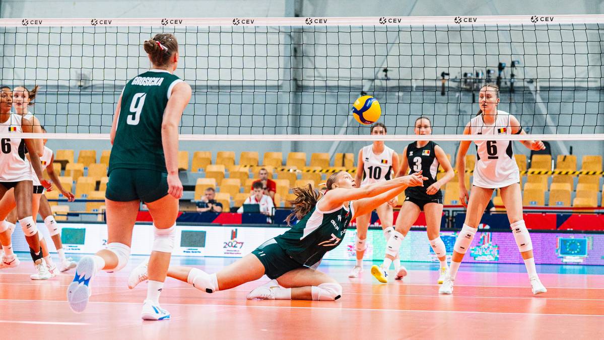 Polskie siatkarki U18 przegrały 0:3 z Belgią i odpadły z ME w Rydze