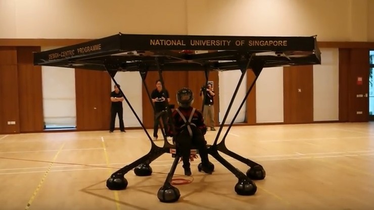 Powstał dron do transportu ludzi