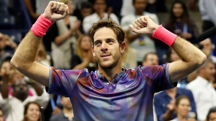 US Open: Nie będzie półfinału Nadal - Federer! Del Potro pokrzyżował plany