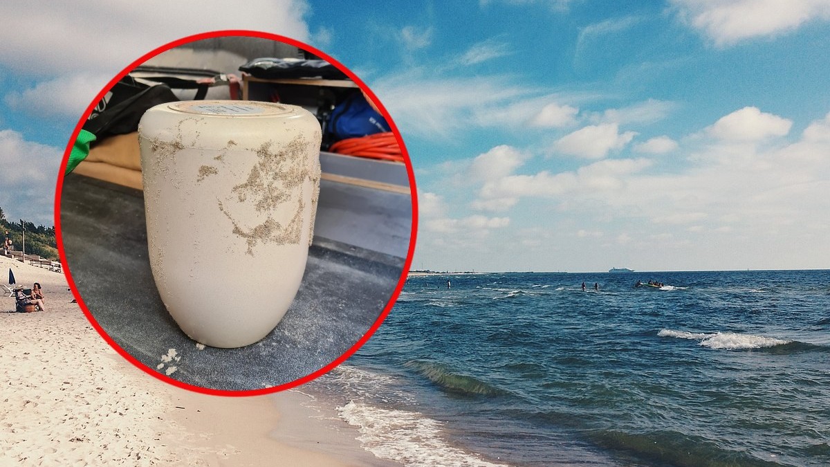 Holandia. Na plaży znaleziono urnę z prochami. "Nawet policjanci byli zaskoczeni"