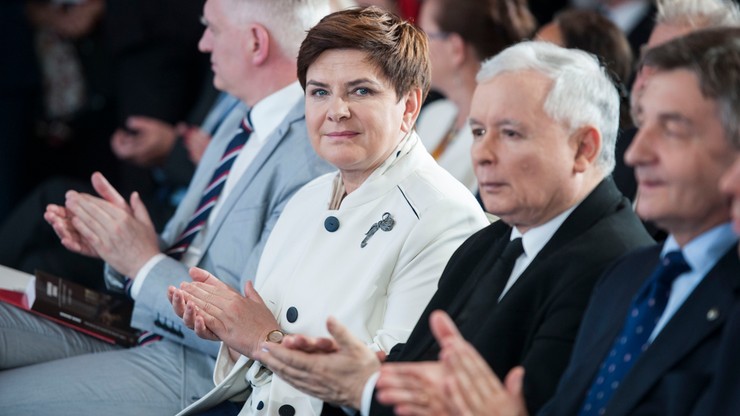 Konferencja Kaczyńskiego, Szydło, marszałków Sejmu i Senatu