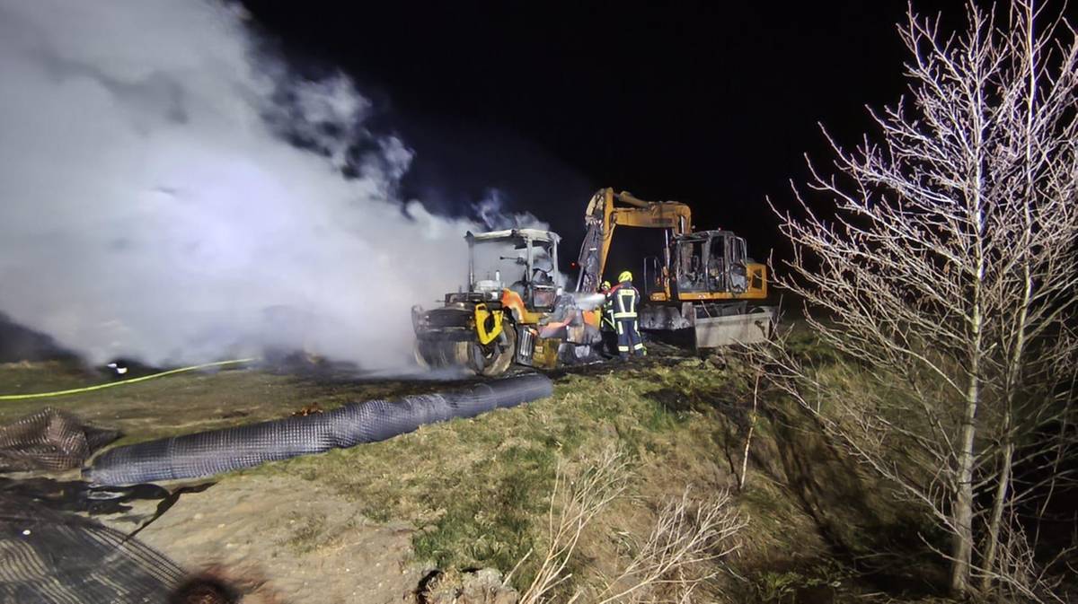 Pożar w pobliżu miejsca budowy elektrowni jądrowej. Służby badają sprawę