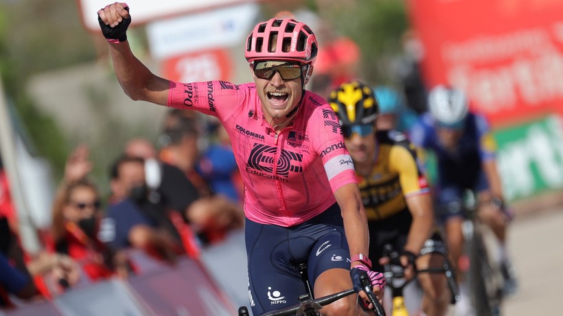 Vuelta a Espana: Magnus Cort wygrał szósty etap, Primoz Roglic liderem