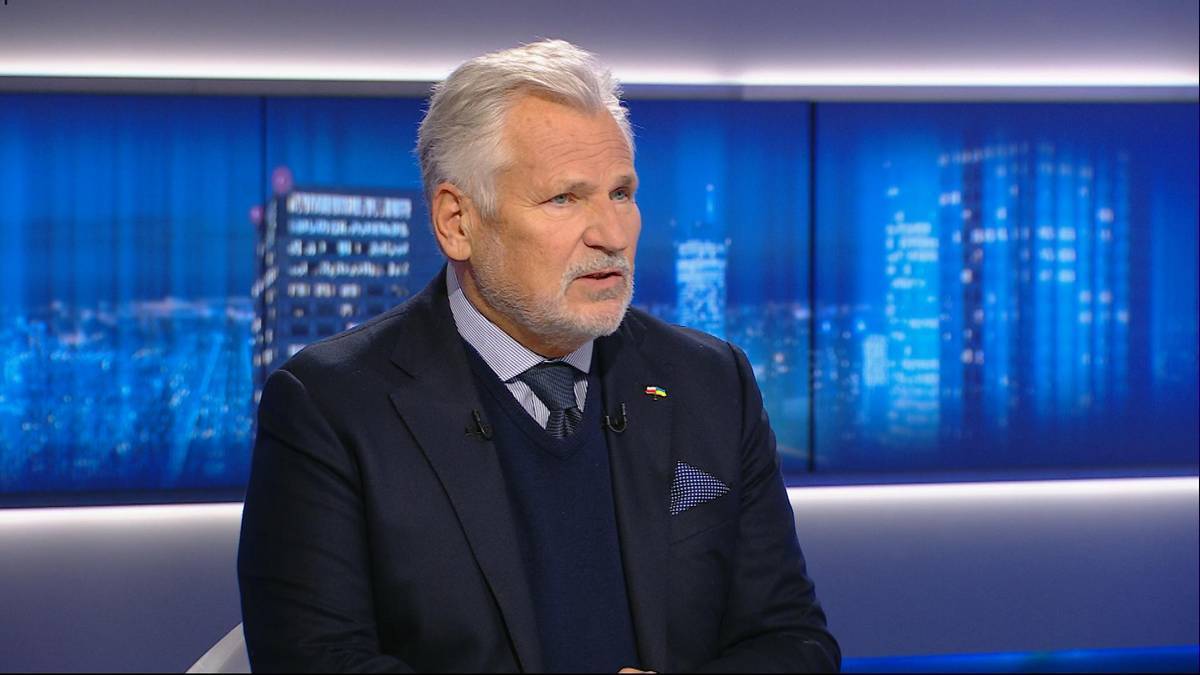 Aleksander Kwaśniewski w "Gościu Wydarzeń". Oglądaj od 19:15