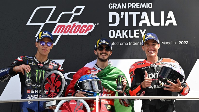 MotoGP: Francesco Bagnaia wygrał na Mugello. Fabio Quartararo nadal liderem