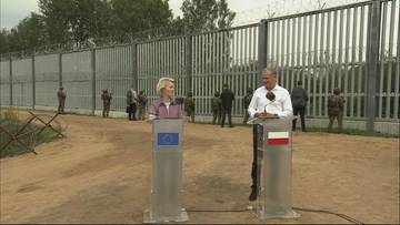 Spotkanie Tusk-von der Leyen na granicy z Białorusią. "Żadnej gry z Putinem"
