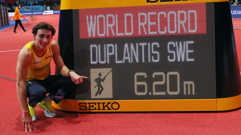 HMŚ Belgrad 2022: Armand Duplantis pobił rekord świata