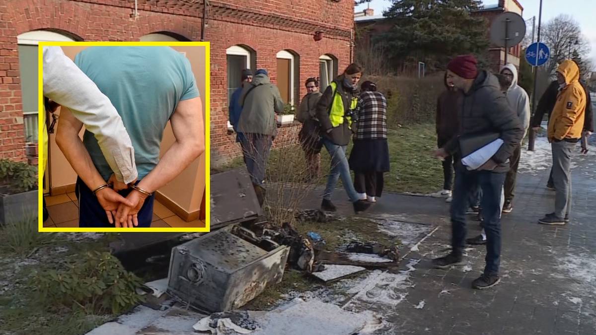 Podpalił budynek wielorodzinny, sześć osób trafiło do szpitala. Postawiono zarzuty