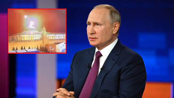 Atak dronami na Kreml? Rosja oskarża Ukrainę o zamach na Putina