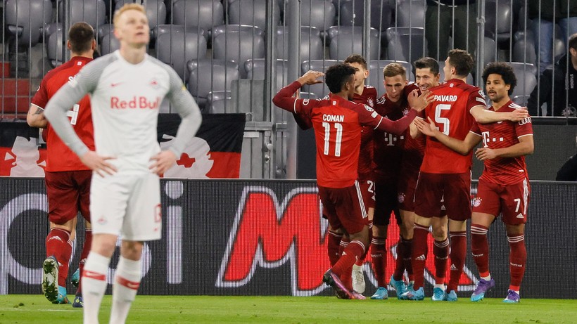 Liga Mistrzów: Bayern nie dał szans Salzburgowi. Popis Lewandowskiego