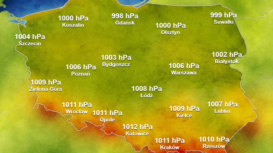 Jakie będzie dzisiaj ciśnienie?