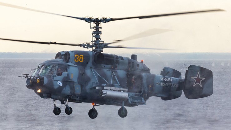 Rosyjski śmigłowiec wojskowy runął do Bałtyku. Dwie osoby zginęły