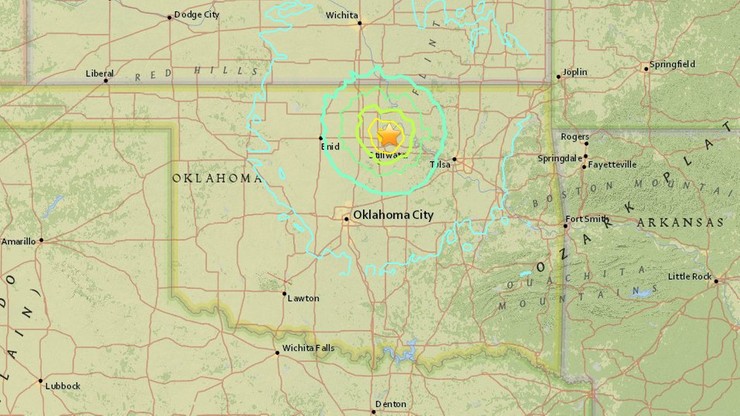 USA: trzęsienie ziemi odczuwalne w kilku stanach. Trwało około 15 sekund