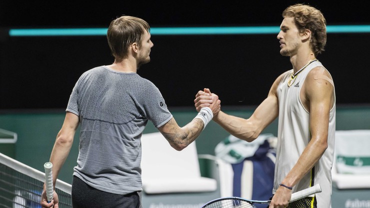ATP w Rotterdamie: Daniił Miedwiediew i Alexander Zverev odpadli już w 1. rundzie