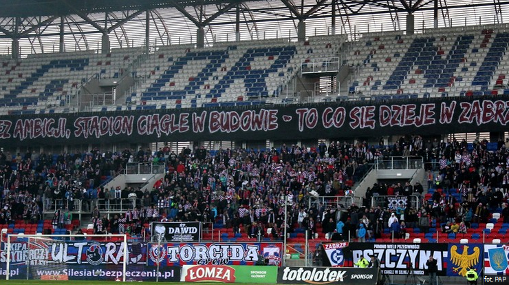 Stadion Górnika zalany! (WIDEO)