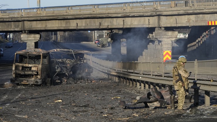 Wojna z Ukrainą. Media: rosyjska Gwardia Narodowa rozbita pod Kijowem. Zginęły dziesiątki żołnierzy