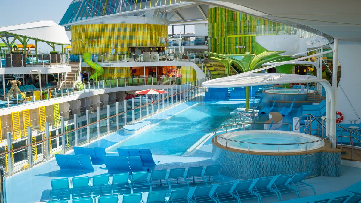 Kąpieliska i atrakcje wodne na pokładzie Legend of the Seas