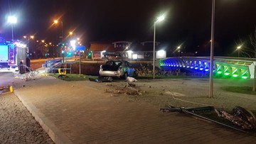 Tragiczny wypadek w Ełku. Auto 20-latki wpadło do rzeki