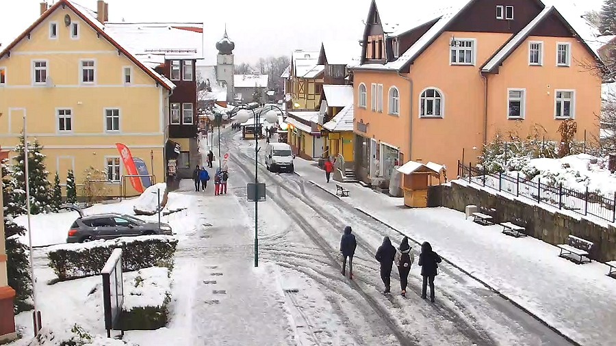 Śnieg w Karpaczu. Fot. www.karpacz.pl