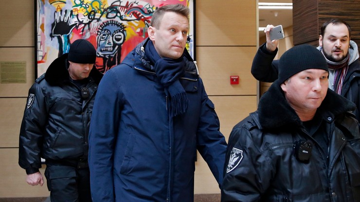 Nawalny skazany na pięć lat pozbawienia wolności w zawieszeniu
