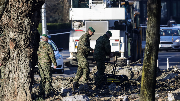 Chorwacja. Dron, który w marcu rozbił się w Zagrzebiu, przenosił bombę