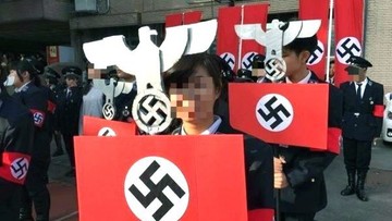 Świąteczna parada ze swastyką. Jak uczniowie na Tajwanie znają historię
