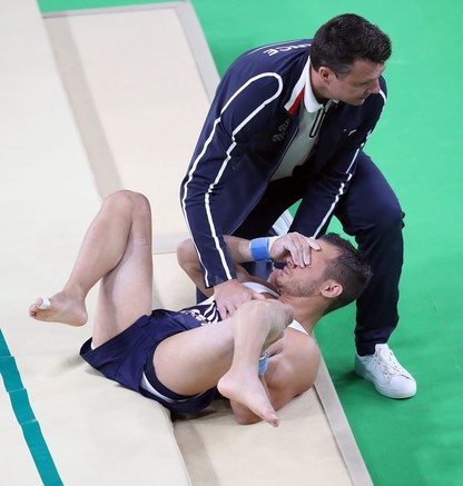 Rio2016: złamana noga gimnastyka z Francji