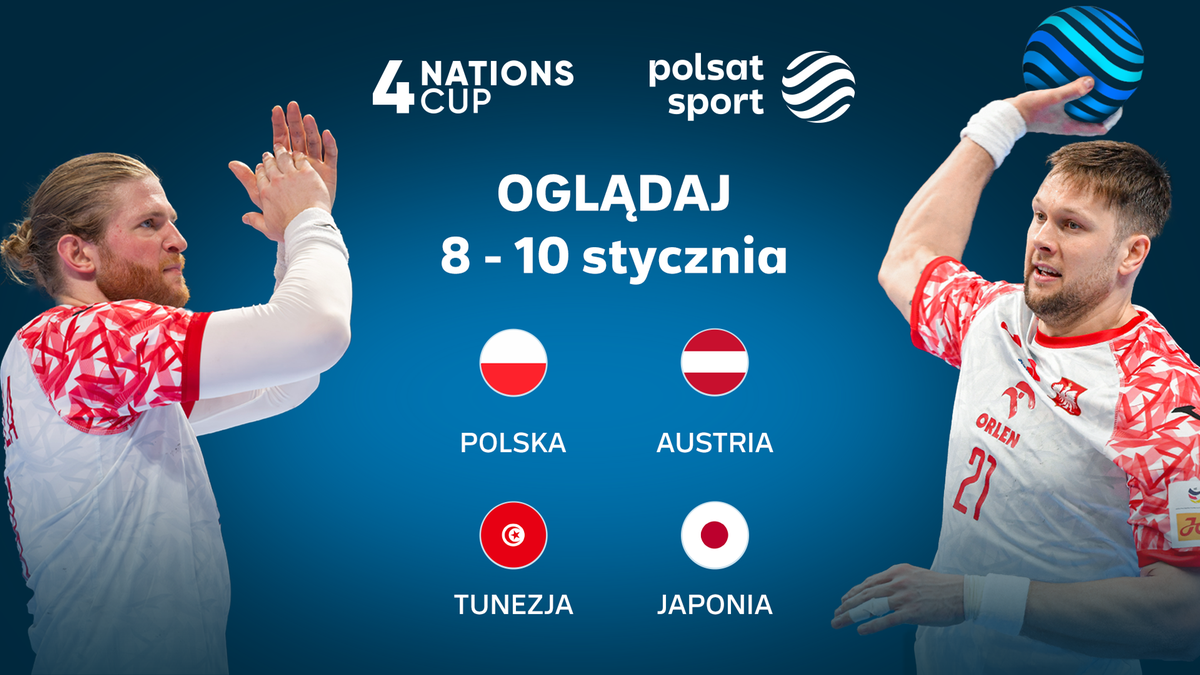 4 Nations Cup piłkarzy ręcznych od środy tylko w kanałach Polsat Sport