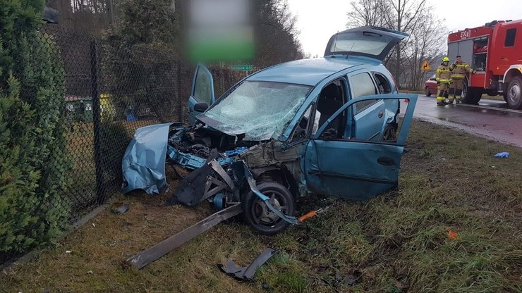 Łódzkie. Tragiczny wypadek. 29-letni kierowca nie żyje
