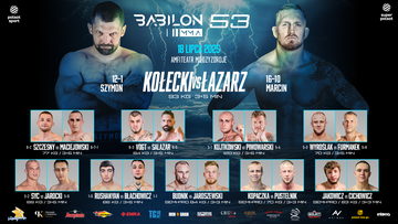 ​Babilon MMA 53: Kołecki vs Łazarz. Karta walk