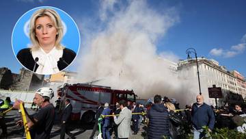 W Rzymie runął słynny zabytek. Zacharowa ostrzega Włochy