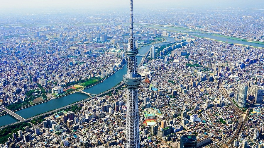 Panorama Tokio w Japonii. Fot. Max Pixel.