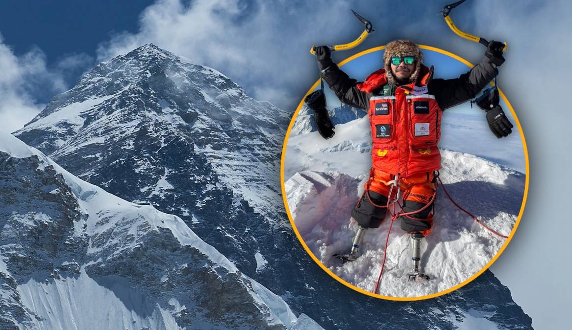 Nepalski wspinacz bez nóg. Zdobył najwyższe góry wszystkich kontynentów.