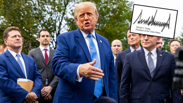 Trump zamieścił zdjęcie dokumentu. Internauci wytknęli mu wpadkę