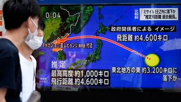 Korea Północna przeprowadziła próbę balistyczną. Ogłoszono alarm w Japonii
