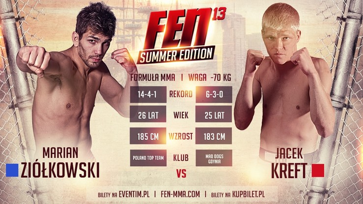FEN 13: "Łamator" vs "Golden Boy" na gali Summer Edition!