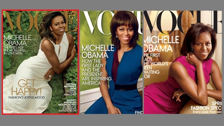 Michelle Obama na "pożegnalnej" okładce Vogue. To już trzecia z jej udziałem