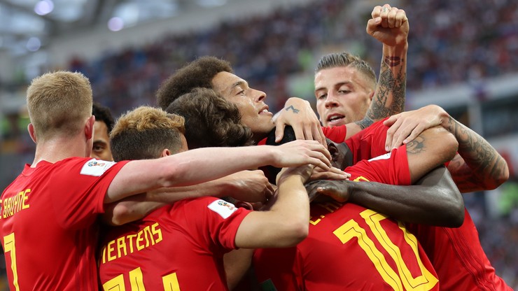 MŚ 2018: Męczarnie Belgii w pierwszej połowie i trzy gole po przerwie
