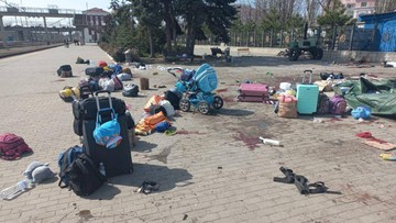 SBU: Rosjanie odpowiedzialni za atak rakietowy na dworzec w Kramatorsku 
